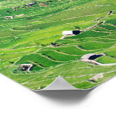 Famous yuanyang Rice Terraces - Yunnan, China Poster (Hoek)