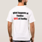 FamVac-Shirt T-shirt (Achterkant)