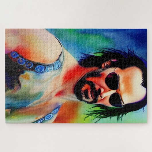 Fan Art Puzzle - Keanu Reeves #1 Legpuzzel (Horizontaal)