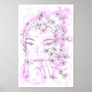 Fan art van Jennie (Lichte Versie) Poster