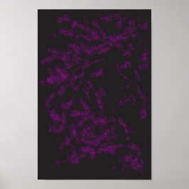 Fan art van Rosé (Donkere versie) Poster