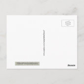 Fan Bass Rainbow Briefkaart (Achterkant)