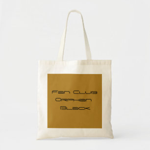 Fan Club Orphan Black geometrisch lettertype Tote Bag