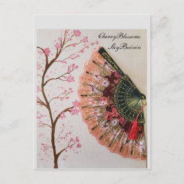 "Fan collectie" Cherry Blossom Briefkaart