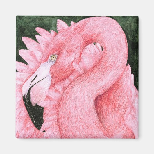 Fan Dancer - Flamingo Magneet (Voorkant)