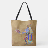 Fan Dancer Native American Tote Bag (Achterkant)