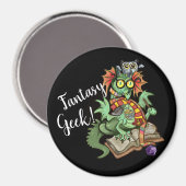 Fan Dragon "Fantasy Geek" Magneet (Voorkant / Achterkant)