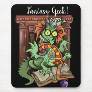Fan Dragon "Fantasy Geek!" Muismat