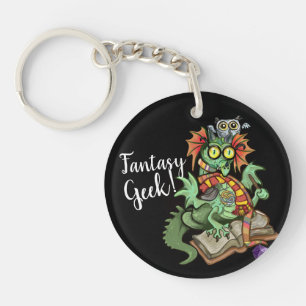 Fan Dragon "Fantasy Geek" Sleutelhanger