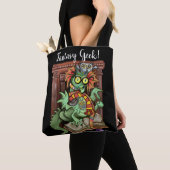 Fan Dragon "Fantasy Geek" Tote Bag (Dichtbij)