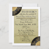 Fan Elegant (MOSS) - Gepersonaliseerde receptie Ui Kaart (Voorkant)