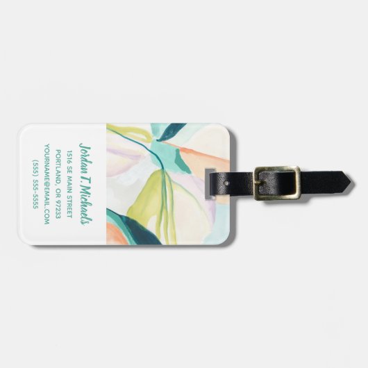 Fan Flowers IV Bagagelabel (Voorkant horizontaal)