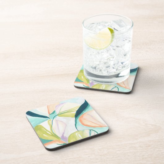 Fan Flowers IV Bier Onderzetter (Rechterzijde)