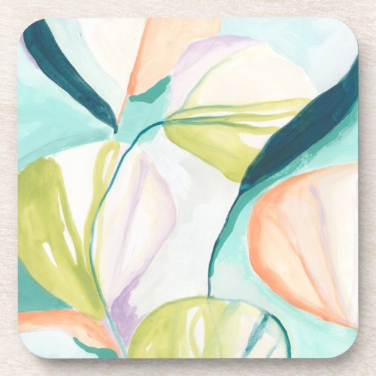 Fan Flowers IV Bier Onderzetter (Voorkant)