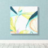 Fan Flowers IV Canvas Afdruk (Insitu (Houten vloer))