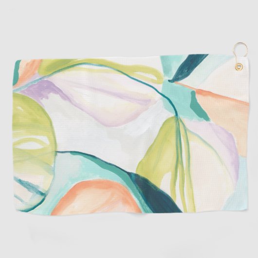 Fan Flowers IV Golfhanddoek (Horizontaal)