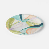 Fan Flowers IV Papieren Bordje (Gekanteld)