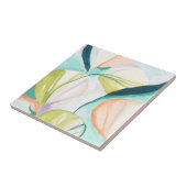 Fan Flowers IV Tegeltje (Zijkant)