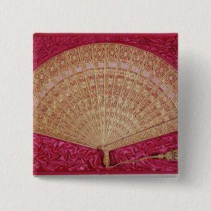 Fan gegeven door Maximilian van Habsbourg-Lorraine Vierkante Button 5,1 Cm