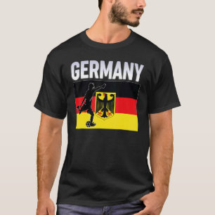 Fan Germany Nationaal Team Wereld Football Voetbal T-shirt