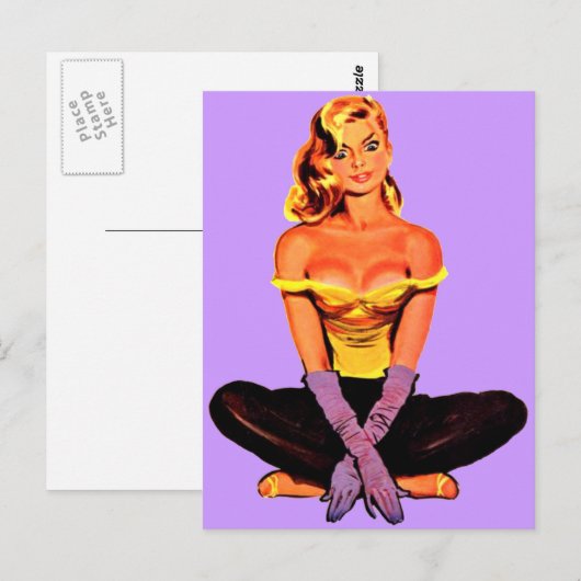 Fan Girl Briefkaart (Voorkant / Achterkant)