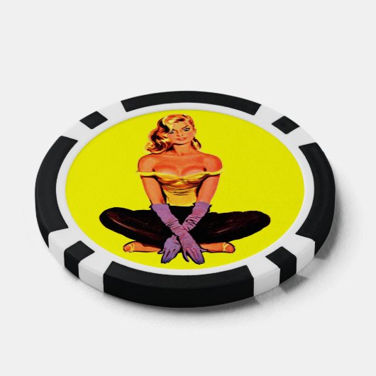 Fan Girl Poker Chips (Enkel)