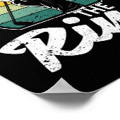 Fan golfer last shot voor ring poster (Hoek)