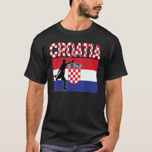 Fan Kroatië National Team World Football Soccer Ch T-shirt