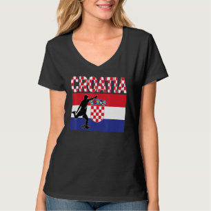 Fan Kroatië National Team World Football Soccer Ch T-shirt