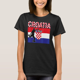 Fan Kroatië National Team World Football Soccer Ch T-shirt