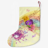  Fan Lady  Geel kerstfeest stoppen Kleine Kerstsok (Achterkant)