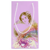  Fan Lady Small Matte Gift Bag Klein Cadeauzakje (Achterkant)