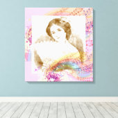  Fan Lady Stretched Canvas Art (Insitu (Houten vloer))