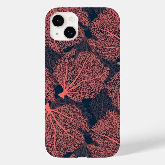 Fan living colral Case-Mate iPhone case (Achterkant)
