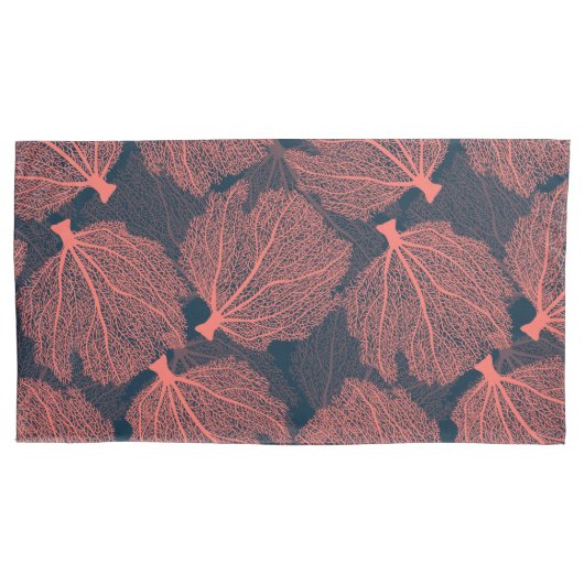 Fan living colral kussensloop (Voorkant-Links)