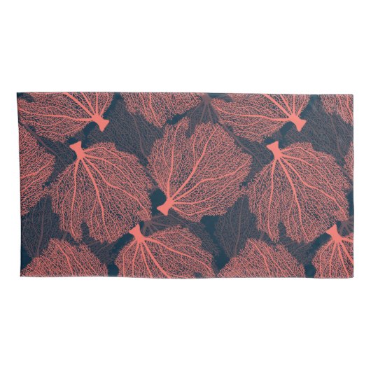 Fan living colral kussensloop (Achterkant-Rechts)