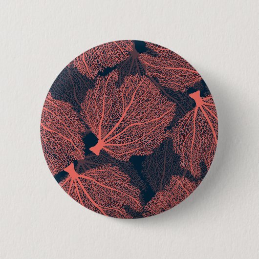 Fan living colral ronde button 5,7 cm (Voorkant)