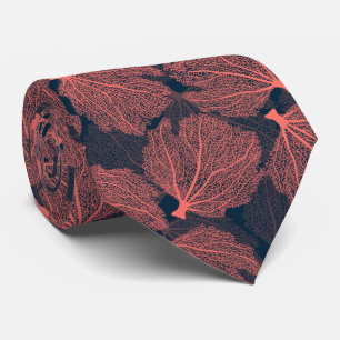 Fan living colral stropdas