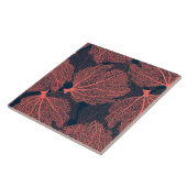 Fan living colral tegeltje (Zijkant)