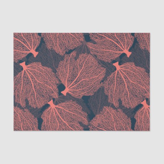 Fan living colral tissuepapier (Voorkant)