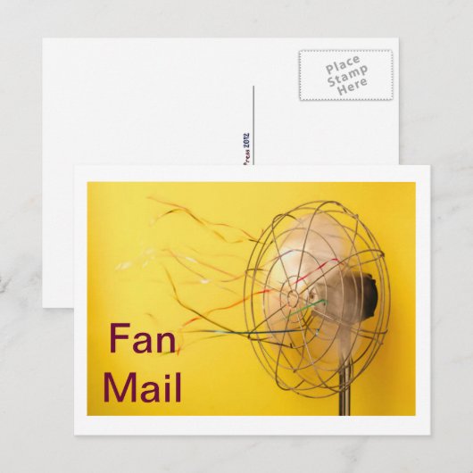 Fan Mail Briefkaart (Voorkant / Achterkant)