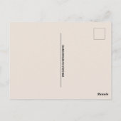 FAN MAIL Briefkaart (Achterkant)