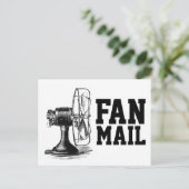 FAN MAIL Funny Briefkaart (Staand voorkant)