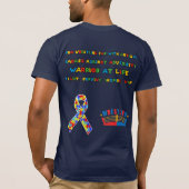 Fan met autisme T-Shirt (Achterkant)