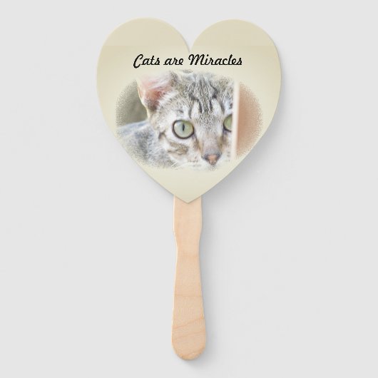 Fan - Mirakel van katten Handwaaier (Voorkant)