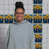  Fan Motif Keramische Tegel Tegeltje