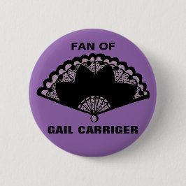 Fan of Gail Carriger Pin Badge Button Paars