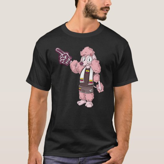 Fan Poodle Ecuador T-shirt (Voorkant)