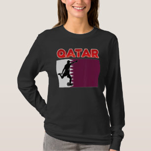Fan Qatar National Team World Football Soccer Cham T-shirt
