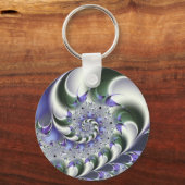Fan Spiral Cute Cool Moderne Abstracte Art Sleutelhanger (Voorkant)